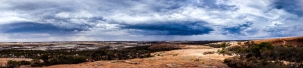 Storms at Wave Rock